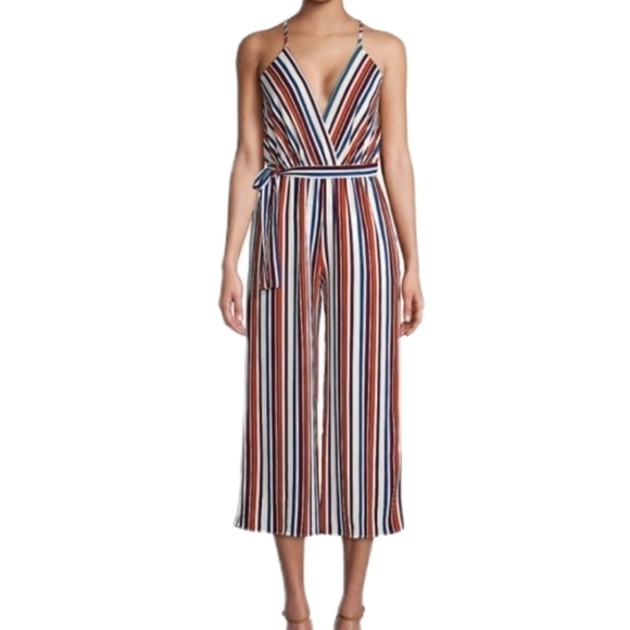 DESIGN LAB multicolor striped jumpsuit - Picture 1 of 6